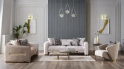 Veronica Living Room Set Sofa Loveseat Armchair by Bellona - Berre Furniture