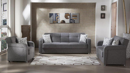 Vision Living Room Set Sofa Loveseat Armchair by Bellona DIEGO GRAY