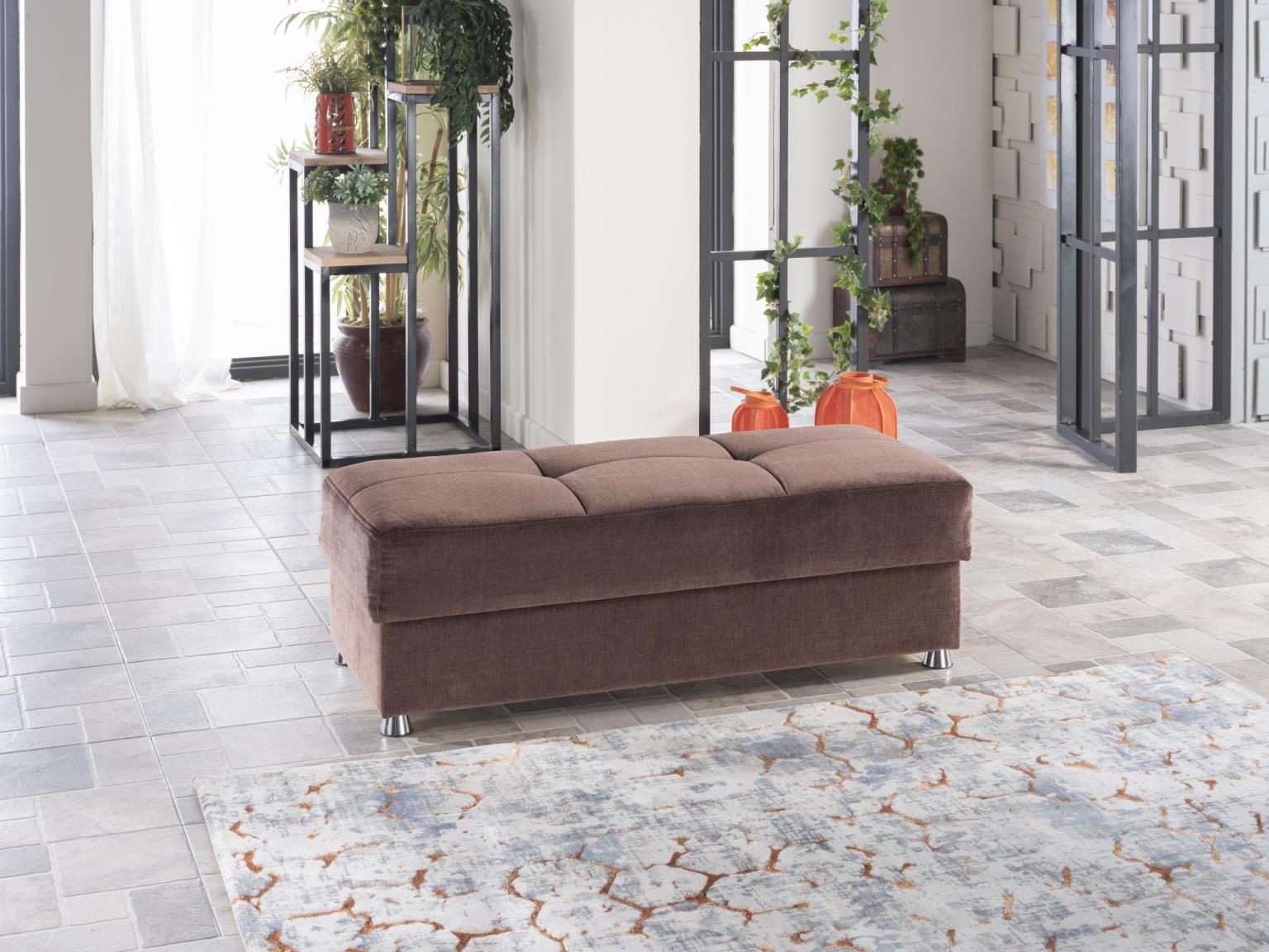 VISION SECTIONAL OTTOMAN Brown