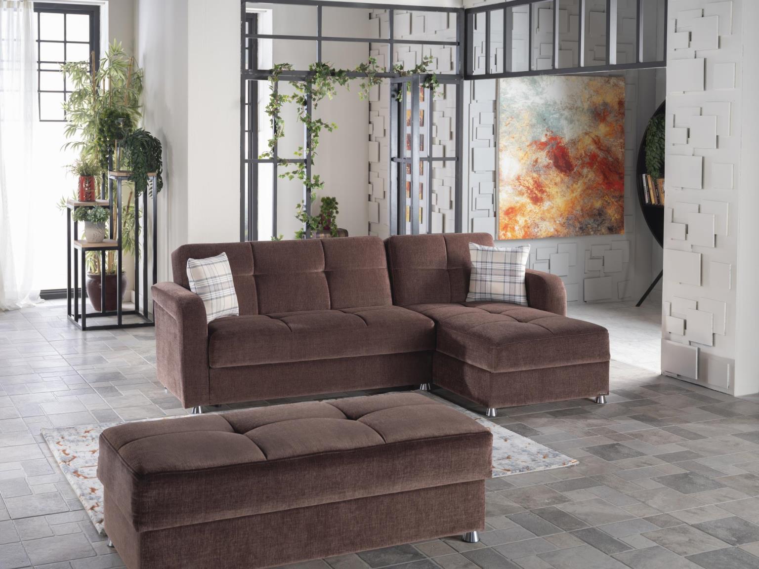 VISION SECTIONAL SECTIONAL Brown