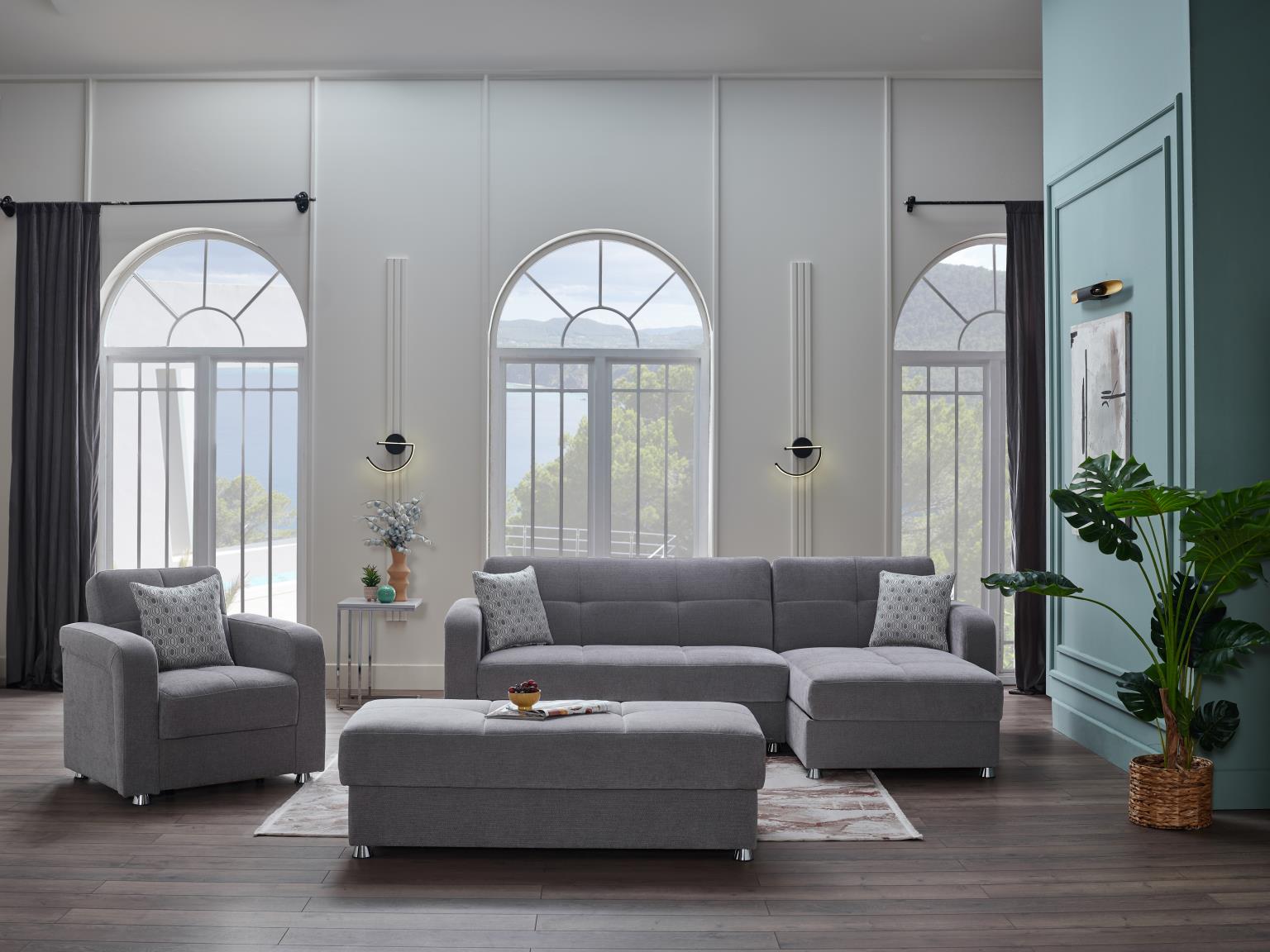 Vision Sleeper Sectional by Bellona - Berre Furniture