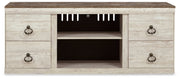 Willowton LG TV Stand w/Fireplace Option - Berre Furniture