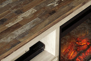 Willowton LG TV Stand w/Fireplace Option - Berre Furniture