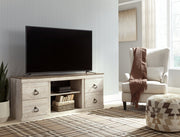 Willowton LG TV Stand w/Fireplace Option - Berre Furniture