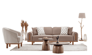 WOODY Living Room Set Sofa Loveseat Armchair - Berre Furniture