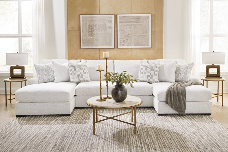 Wynncroft Manor 4 - Piece Double Chaise Sectional - Berre Furniture