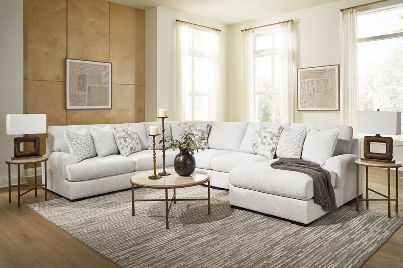 Wynncroft Manor 5 - Piece Sectional with Chaise - Berre Furniture