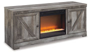 Wynnlow 63" TV Stand with Electric Fireplace - Berre Furniture