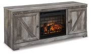 Wynnlow 63" TV Stand with Electric Fireplace - Berre Furniture