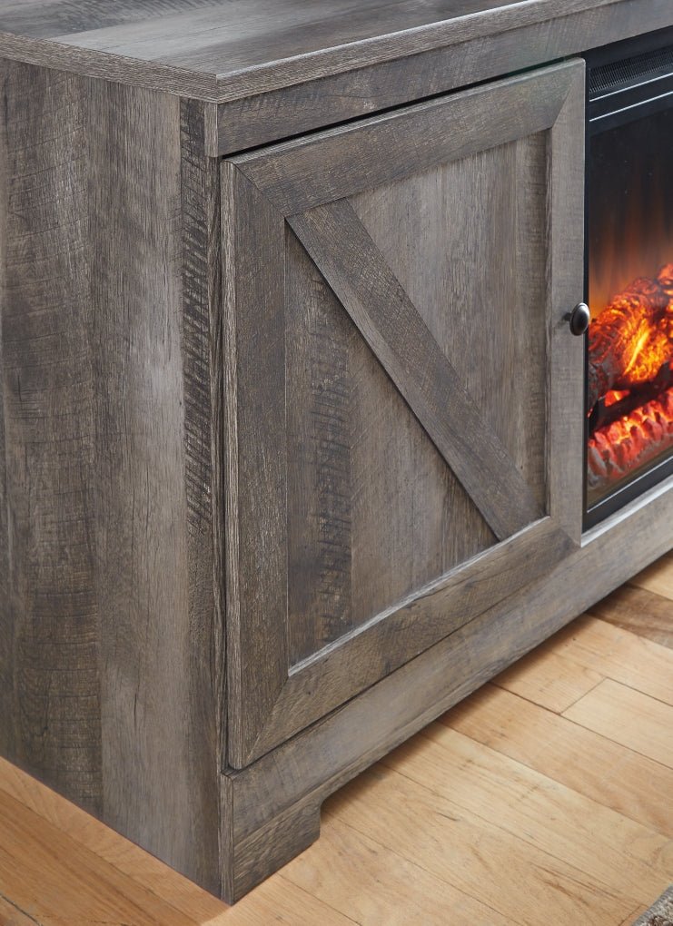 Wynnlow 63" TV Stand with Electric Fireplace - Berre Furniture