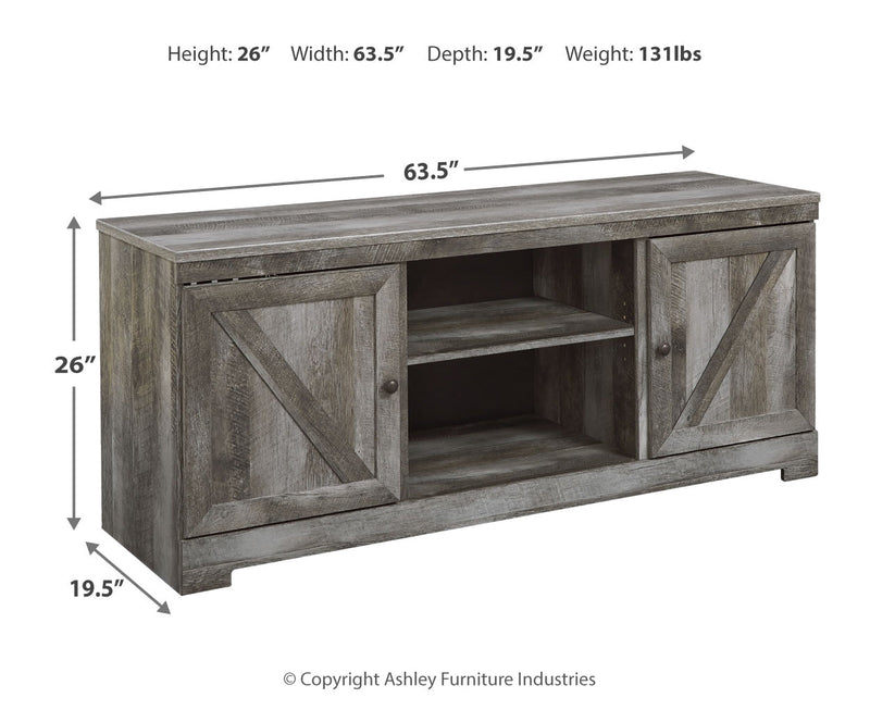 Wynnlow LG TV Stand w/Fireplace Option - Berre Furniture