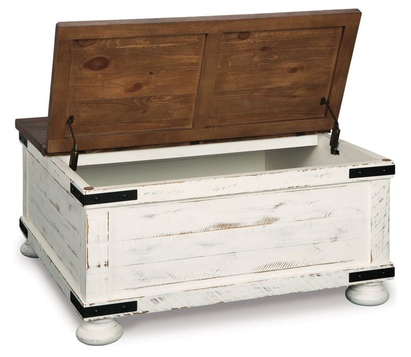 Wystfield Cocktail Table with Storage - Berre Furniture