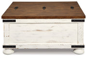 Wystfield Cocktail Table with Storage - Berre Furniture