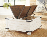 Wystfield Cocktail Table with Storage - Berre Furniture