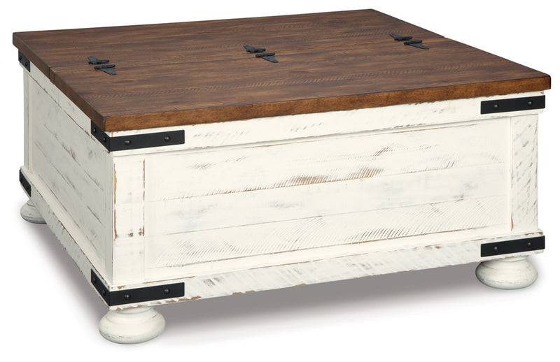 Wystfield Cocktail Table with Storage - Berre Furniture