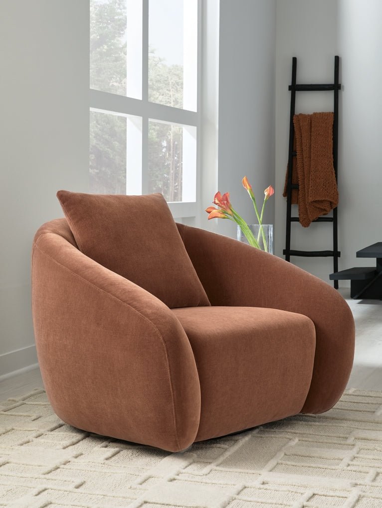 Yahya Swivel Accent Chair - Berre Furniture