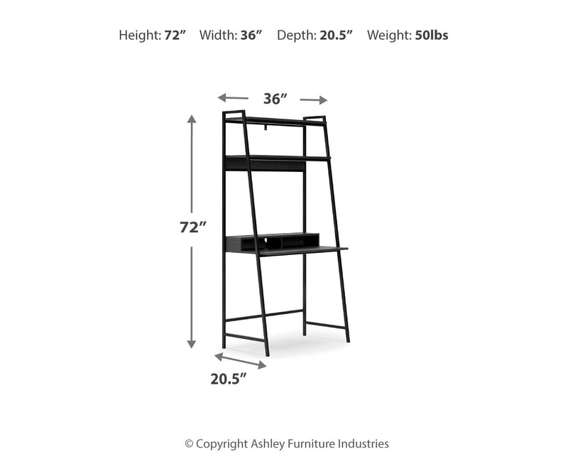 Yarlow Home Office Desk and Shelf - Berre Furniture