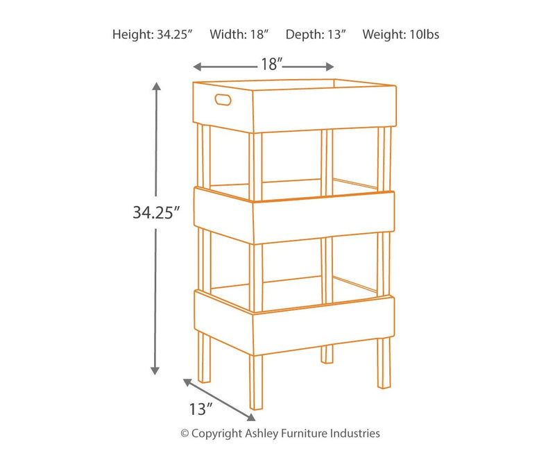 Yulton Storage Shelf - Berre Furniture