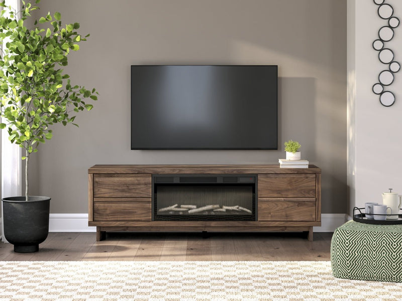 Zadilyn 72" TV Stand with Electric Fireplace - Berre Furniture