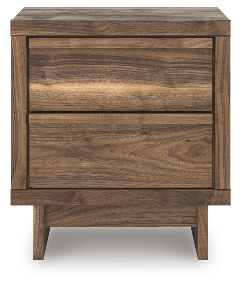 Zadilyn Two Drawer Night Stand - Berre Furniture