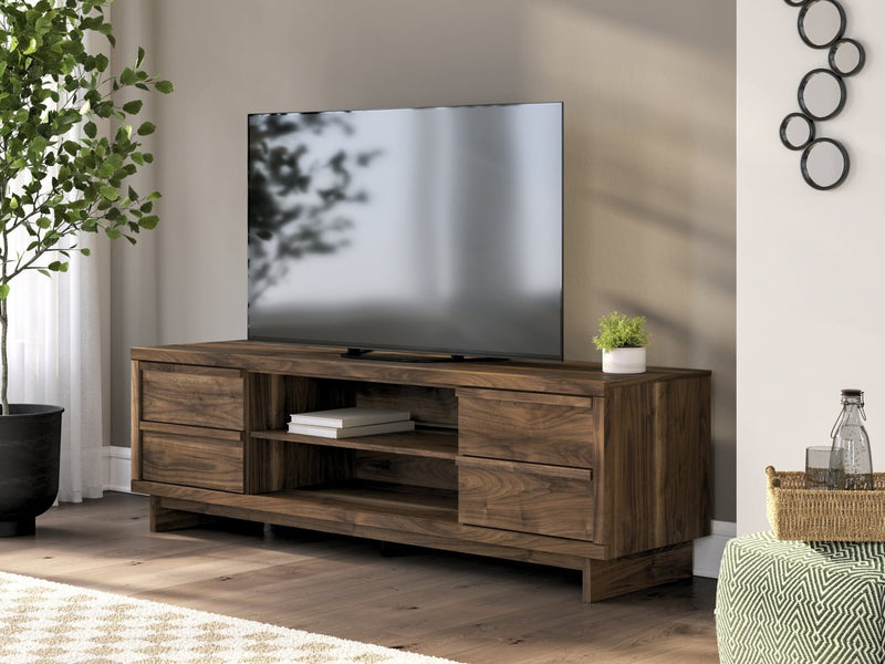 Zadilyn XL TV Stand w/Fireplace Option - Berre Furniture