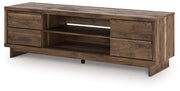 Zadilyn XL TV Stand w/Fireplace Option - Berre Furniture