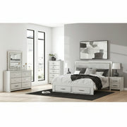 Zuraleus Upholstered Bed, Dresser, Mirror, Chest & Nightstand, Bedroom Set - Berre Furniture
