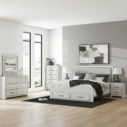 Zuraleus Upholstered Bed, Dresser, Mirror, Chest & Nightstand, Bedroom Set - Berre Furniture