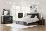 Zuraleus Upholstered Bed, Dresser, Mirror, Chest & Nightstand, Bedroom Set - Berre Furniture