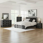 Zuraleus Upholstered Bed, Dresser, Mirror, Chest & Nightstand, Bedroom Set - Berre Furniture