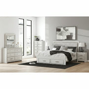 Zuraleus Upholstered Bed, Dresser, Mirror, Chest & Nightstand, Bedroom Set - Berre Furniture