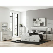 Zuraleus Upholstered Bed, Dresser, Mirror, Chest & Nightstand, Bedroom Set - Berre Furniture