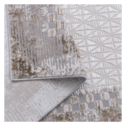 Geometric Beige Rug