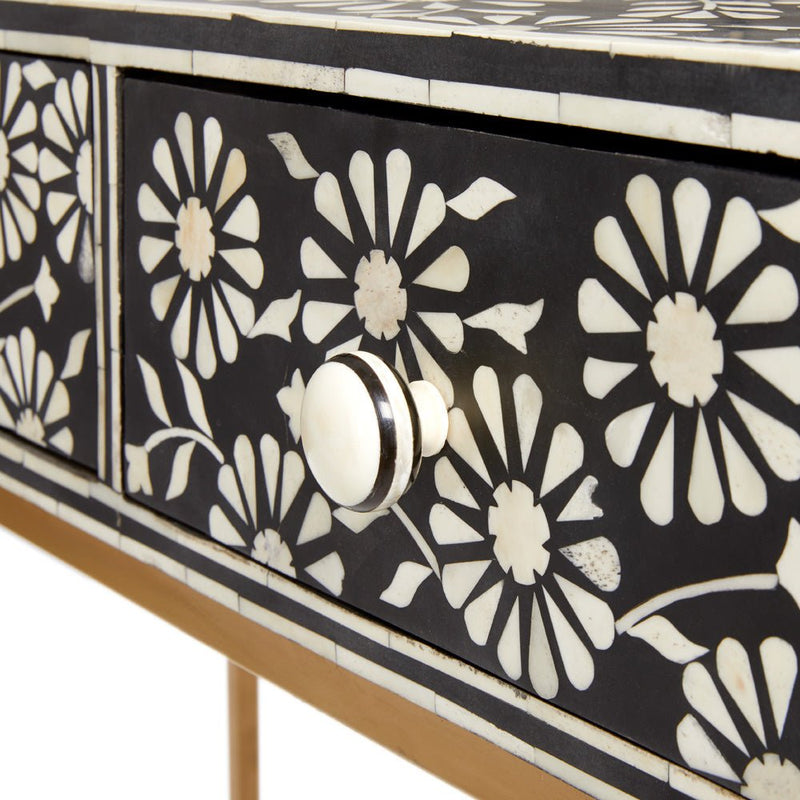 AUGUSTINE BONE INLAY CONSOLE TABLE