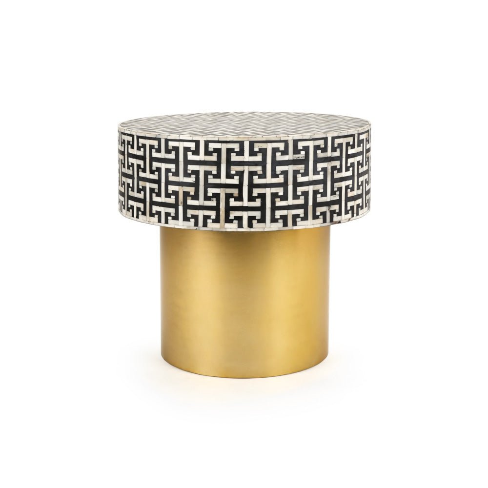 AUGUSTINE BONE INLAY Tables End Table