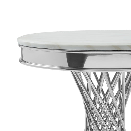 BAILEY End Table Silver