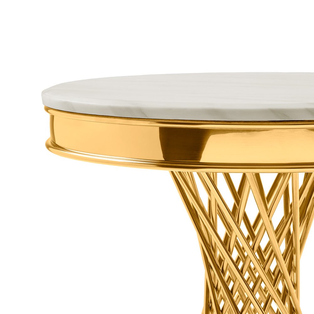 BAILEY End Table Gold