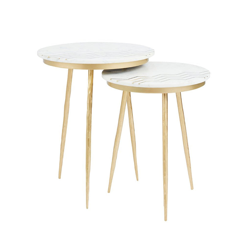 Belvin Marble End Table (Set of 2)