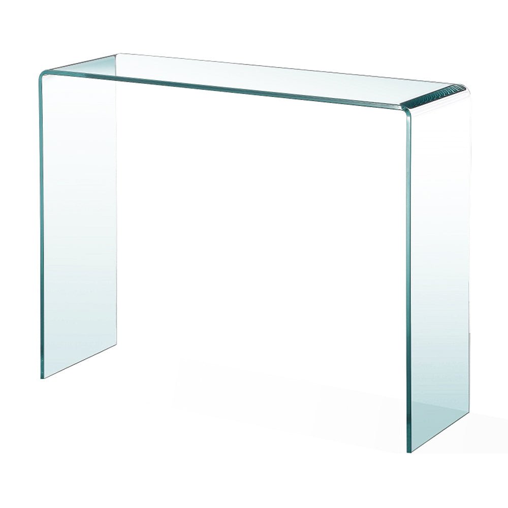 BENT GLASS Console Table Bent Glass Console Table