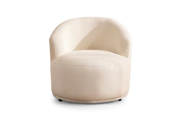 Bonita Ivory Boucle Armchair - Berre Furniture