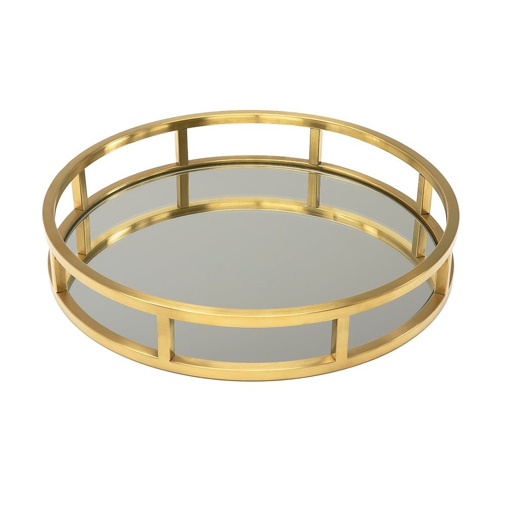 Brushed Gold Tray - Berre Furniture