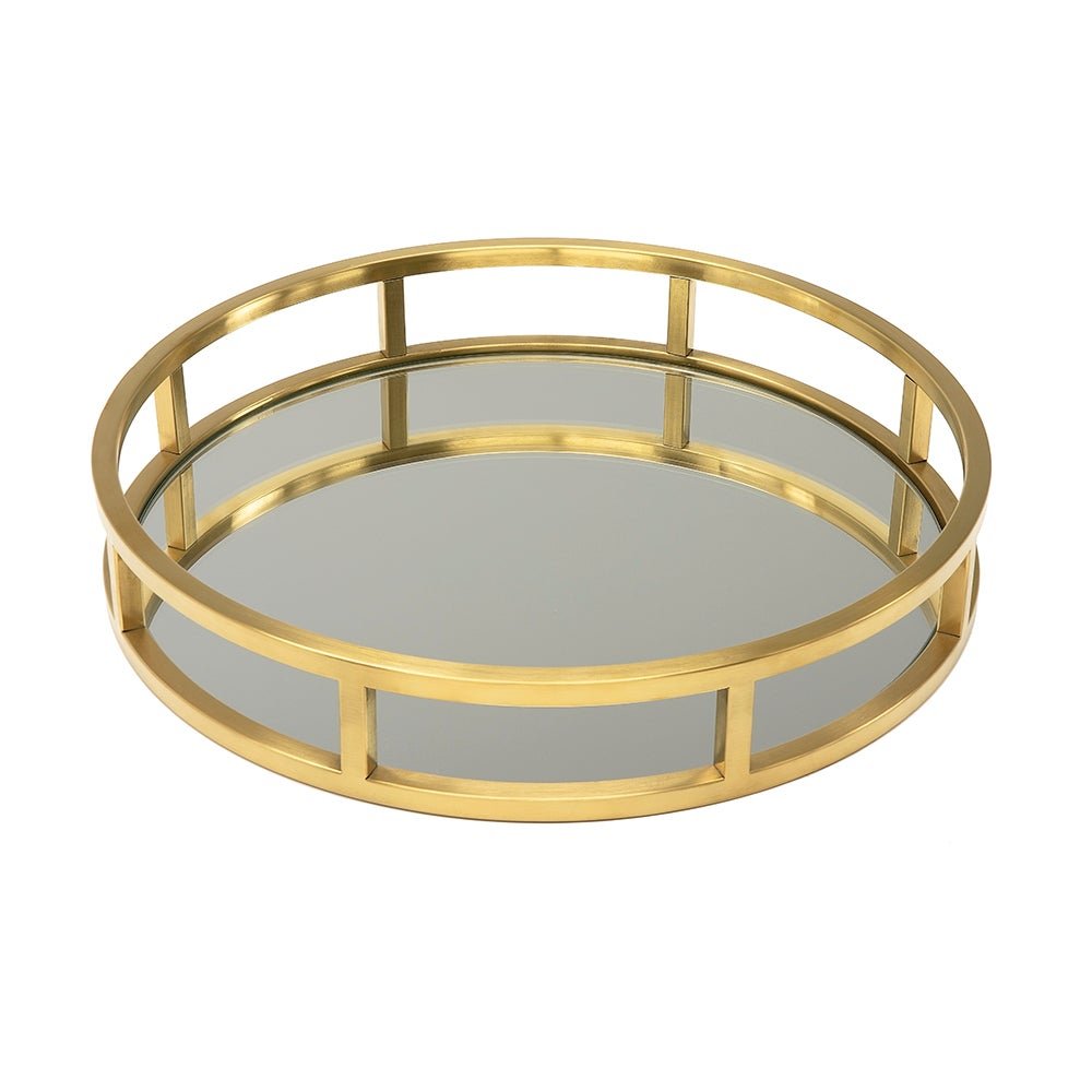 Brushed Gold Tray Gold