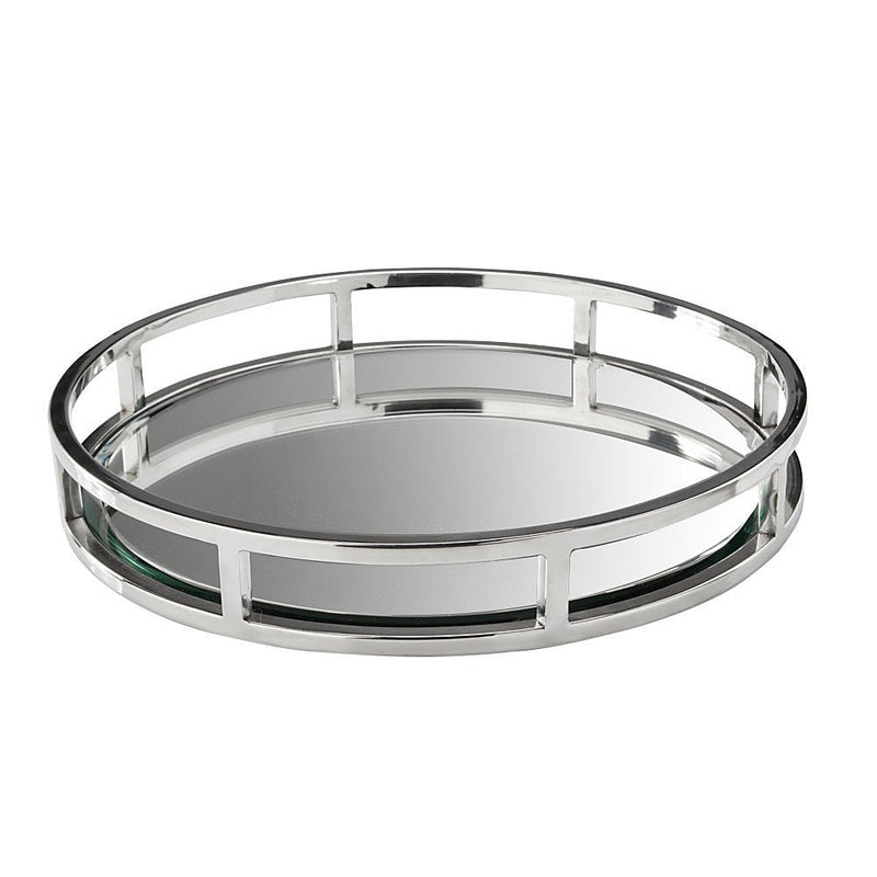 Brushed Gold Tray Silver