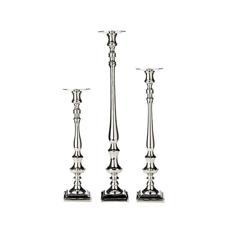 CANDLE HOLDER SET GOLD Silver