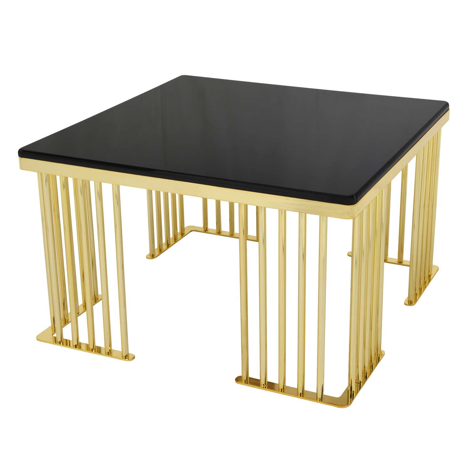 Center Square Coffee Table Gold