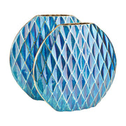 DECORATIVE Flower Vase Blue