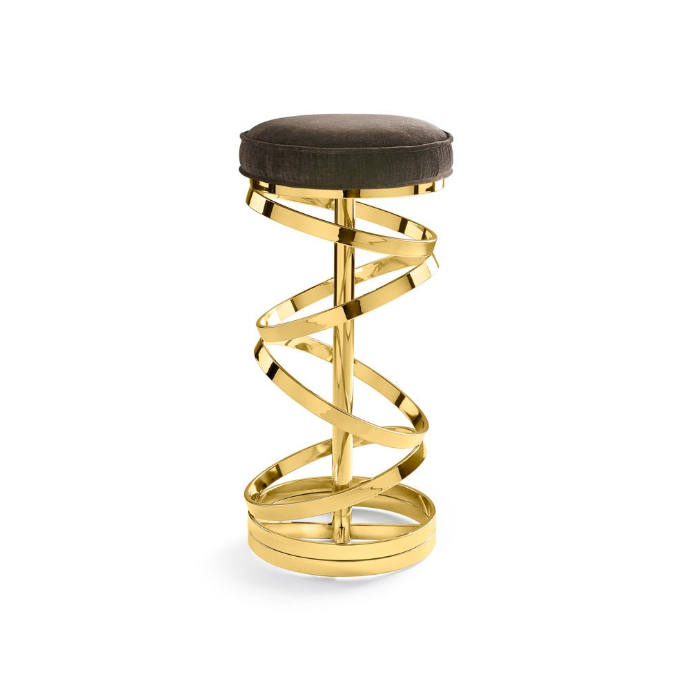 GLAM Counter Stool Brown Gold