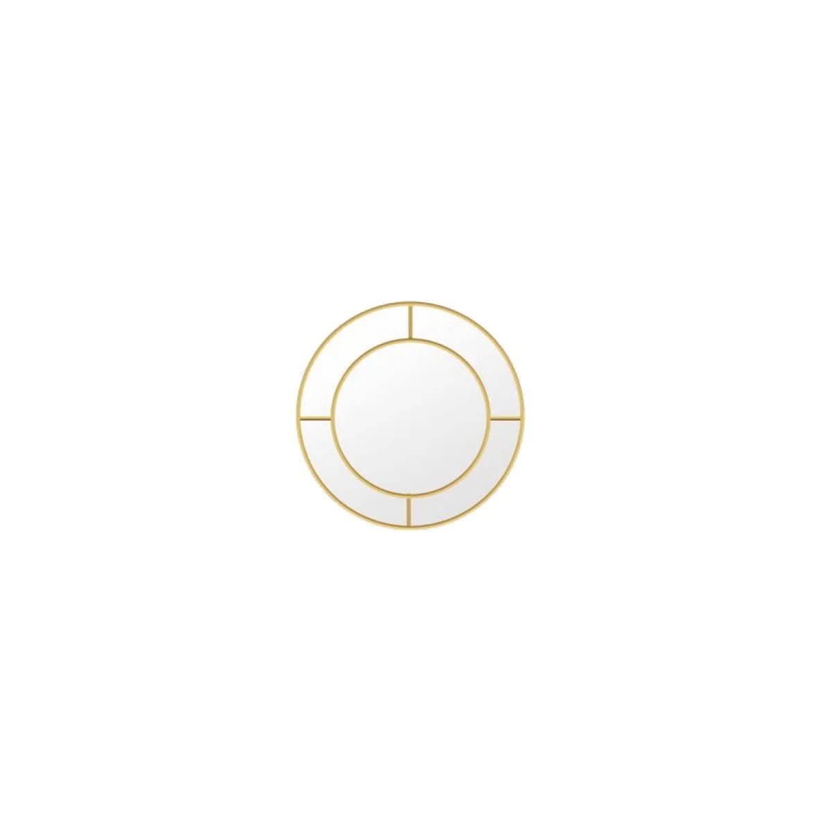 GOLD FRAME WALL MIRROR - Berre Furniture