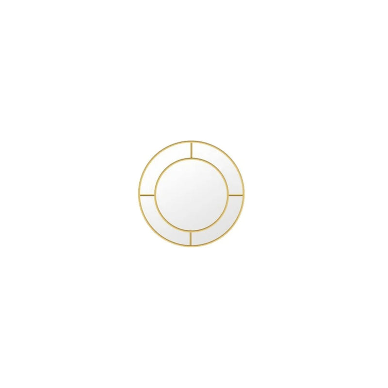 GOLD FRAME WALL MIRROR