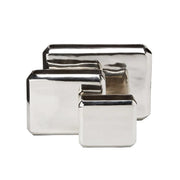GOLD RECTANGLE VAZES Silver
